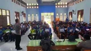Polres Bengkalis Edukasi Bahaya Judi Online kepada Pelajar