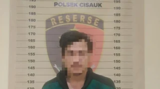 Polsek Cisauk Bekuk Pelaku Curanmor yang Bersembunyi di Plafon Rumah Pacar