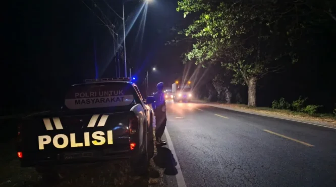 Polsek Jatiroto Intensifkan Patroli Blue Light untuk Jaga Kamtibmas Malam Hari