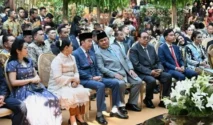 Prabowo dan Jokowi Duduk Bersebelahan Hadiri Akad Nikah Putra Boy Thohir