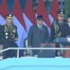 Prabowo Subianto Hadiri Upacara Hari Bhayangkara ke-80 di Satlat Brimob Cikeas