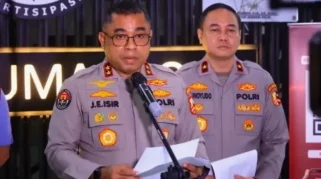 Presiden Prabowo Pimpin Upacara Hari Bhayangkara ke-80 di Satlat Brimob Cikeas