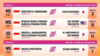 Radithya Wardhana Melaju ke Babak 16 Besar Kejuaraan Asia Junior 2026