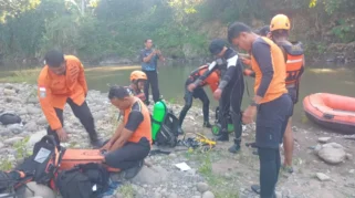 Remaja Tenggelam di Sungai Nuris Jember, Tim SAR Gabungan Lakukan Pencarian
