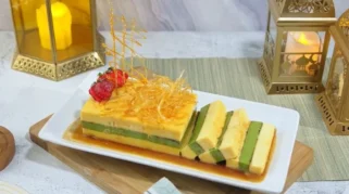 Resep Kue Karamel Lemon Pandan, Dessert Lembut Berlapis Elegan