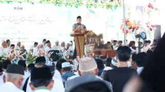 Ribuan Jamaah Hadiri Harlah ke-22 JATMAN di OKU Timur, Bupati Ajak Perkuat Tasawuf