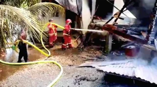 Rumah Petani di Arongan Lambalek Terbakar, Tidak Ada Korban Jiwa