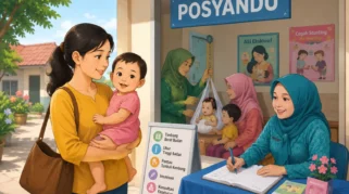 Rutin ke Posyandu Bantu Deteksi Dini Risiko Stunting