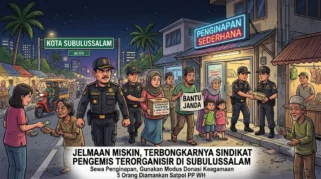 Satpol PP Subulussalam Bongkar Jaringan Pengemis Luar Daerah yang Sewa Penginapan