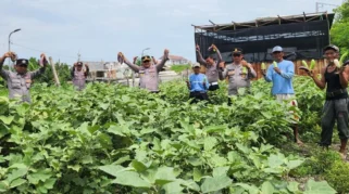 Sinergi Lintas Sektor, Polres Pelabuhan Tanjung Perak Wujudkan Swasembada Pangan