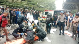 Sopir Truk LPG Alami Microsleep Picu Tabrakan Beruntun di Bandung, 1 Perempuan Tewas