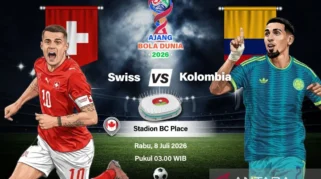 Swiss ke Perempat Final Piala Dunia 2026 Usai Kalahkan Kolombia Lewat Adu Penalti