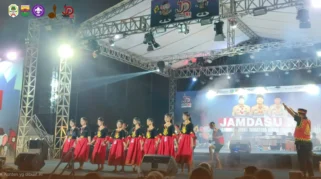 Tari Nias Meriahkan Pentas Seni Jambore Daerah XI Gerakan Pramuka Sumut 2026