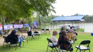Teras Danau Jadi Destinasi Favorit Warga Palembang Nikmati Sore Bernuansa Alam