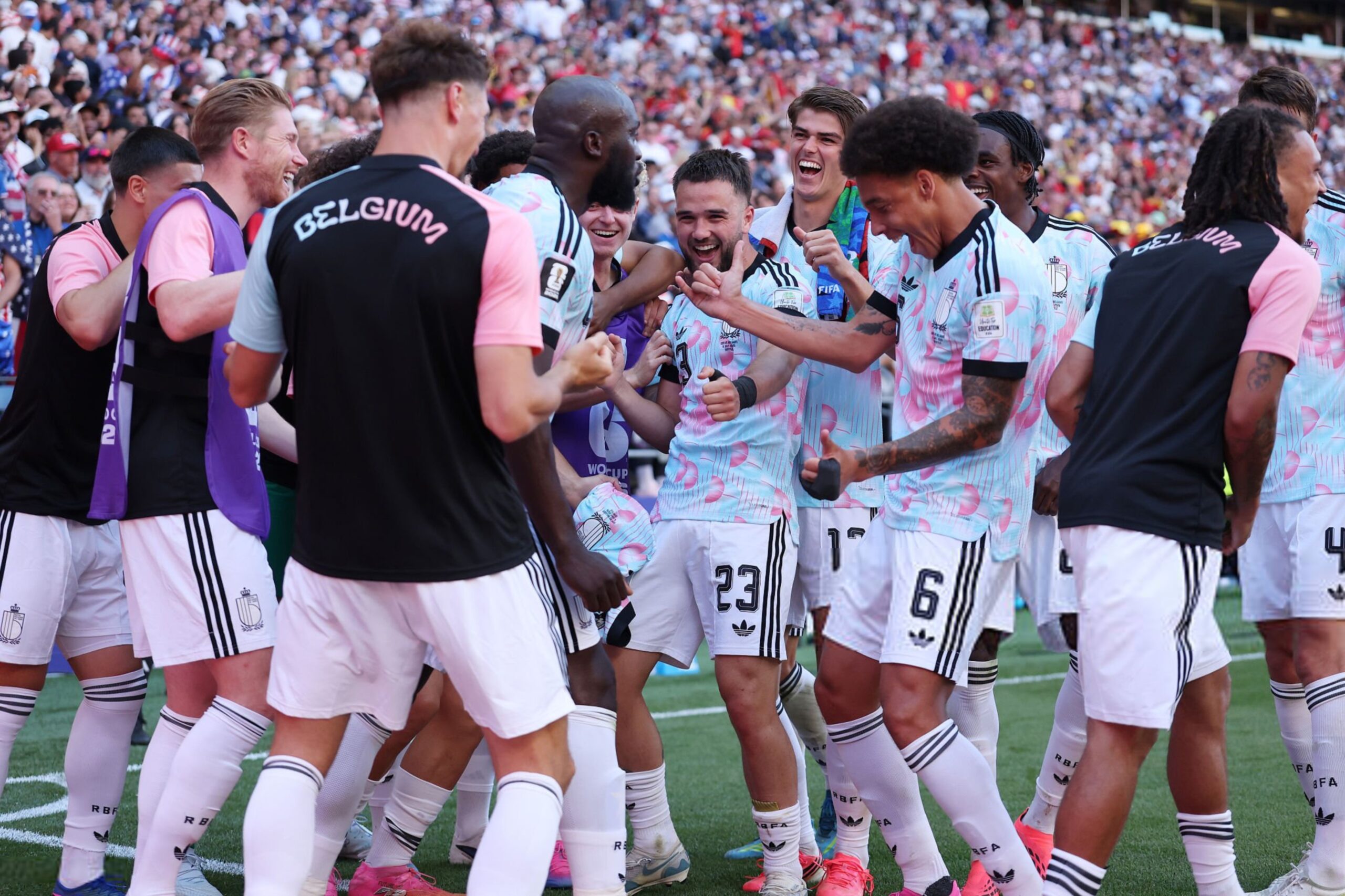 Timnas Belgia Sindir Donald Trump dengan Joget Khas Usai Hajar AS 4-1