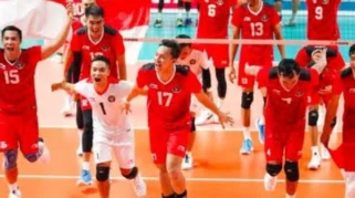 Timnas Voli Putra Indonesia Kalahkan Kamboja 3-0 di SEA V Cup 2026 Leg 2