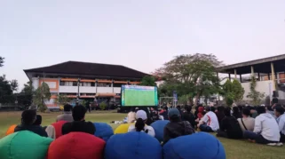 TVRI Bali Gelar Nobar Final Piala Dunia 2026, Ratusan Warga Antusias