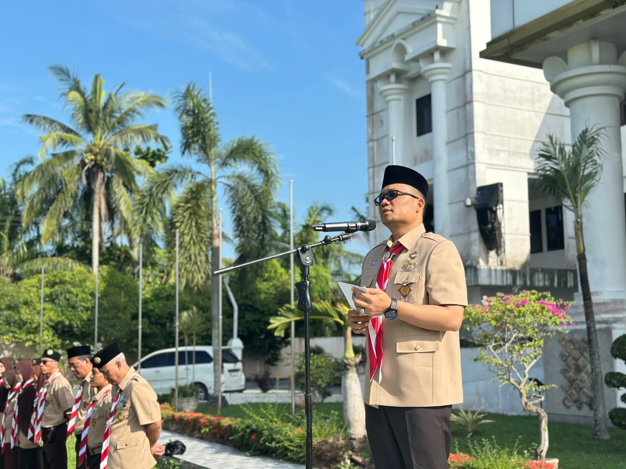Wakil Wali Kota Tanjungbalai Minta Kontingen Pramuka Jaga Nama Baik Daerah di Jambore Sumut