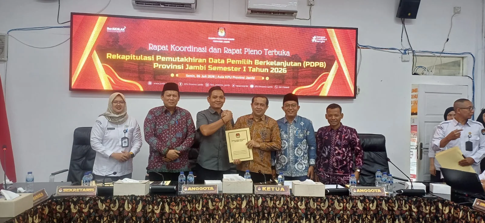 Warga Binaan Lapas Kelas II A Jambi Akan Dicatat sebagai Pemilih Muaro Jambi