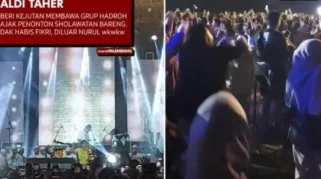 Aldi Taher Minta Maaf atas Aksinya Memeluk Vokalis Band JET di Panggung Konser