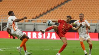 Alexander Jeremejeff Cetak Dua Gol, Persija Menang Telak Lawan Brisbane Roar di JIS