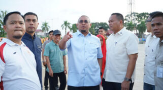 Andre Rosiade Dukung Pengembangan Fasilitas Olahraga di GOR Rawang Pariaman dengan Anggaran Rp 700-800 Juta