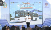 Bobby Nasution Luncurkan BRT Listrik Mebidang untuk Integrasi Transportasi Publik di Sumut