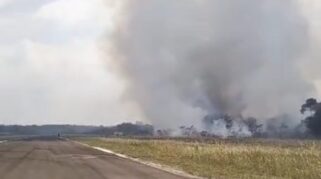 Detik-detik Karhutla Meluas di Dekat Bandara Atung Bungsu Pagaralam, Ini Pemicu Awalnya
