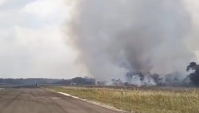 Detik-detik Karhutla Meluas di Dekat Bandara Atung Bungsu Pagaralam, Ini Pemicu Awalnya