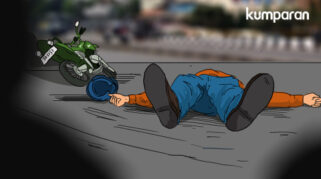 Dua Pengendara Motor Tewas Tertabrak Truk di Flyover Kranji Bekasi