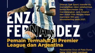 Enzo Fernández Jadi Pemain Termahal Argentina dengan Transfer Rp2,1 Triliun ke Manchester City