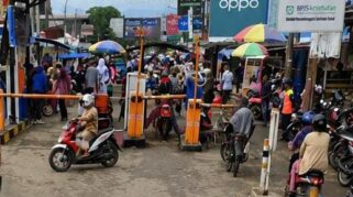 Gate Parkir Jalan S.A. Tirtayasa Lebak Tuai Protes Warga