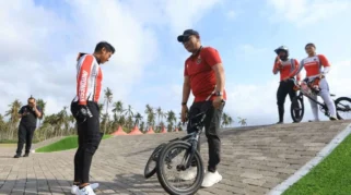 Hadapi Asian Games Jepang, Timnas BMX Jalani Pelatnas di Sirkuit Internasional BMX Banyuwangi