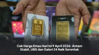 Harga Emas Antam, Galeri 24, dan UBS Alami Kenaikan Signifikan Hari Ini