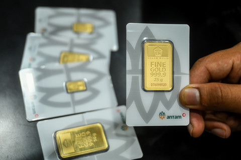 Harga Emas Sepekan Antam Naik Rp 80 Ribu, Galeri24 Rp 58 Ribu