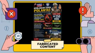 HOAKS atau FAKTA Pakai Sendal Jepit saat Naik Motor akan Ditilang Polisi