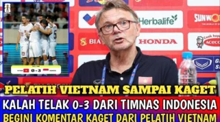 Indonesia Kalah 0-3 dari Vietnam, Pelatih John Herdman Turun dari Tribun Mengatur Strategi