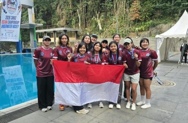 Indonesia Raih Dua Medali di Kejuaraan Asia Hoki Bawah Air CMAS 2026