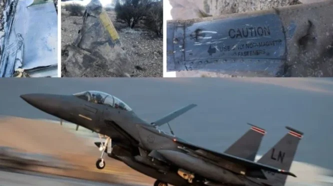 Iran Pamerkan Puing F-15E AS yang Berhasil Ditembak Jatuh, Nasib Sang Strike Eagle Berakhir Jadi Trofi