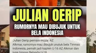 Julian Oerip Tampilkan Komitmen Kuat Gabung Timnas Indonesia dengan Dukungan Keluarga Jawa Timur