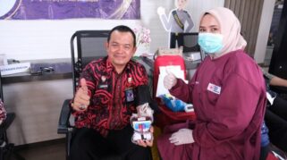 Kanwil Kemenkum Babel Gelar Donor Darah dalam Rangka Hari Pengayoman ke-81