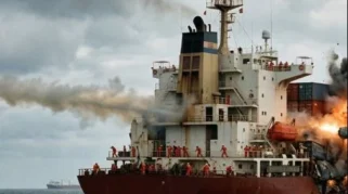 Kapal Kargo Dihantam Proyektil Tak Dikenal di Lepas Pantai Oman