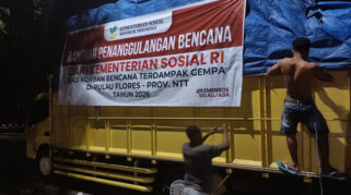 Kemensos Perkuat Penanganan Korban Gempa di NTT dengan Dapur Umum dan Bantuan Logistik