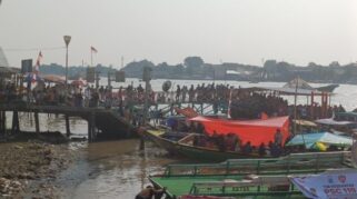 Keramaian Festival Perahu Bidar di Kampung Kapitan Palembang Meriahkan HUT Kemerdekaan RI ke-81