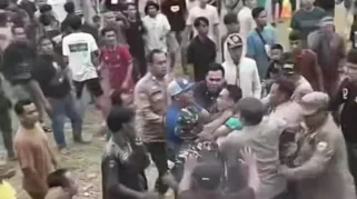 Kericuhan Warnai Babak Adu Penalti Gubernur Cup di Cibaliung Pandeglang