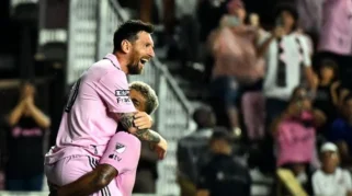 Lionel Messi Cetak Gol Pertama Usai Kepergian Ayahnya dalam Laga Imbang Inter Miami vs Philadelphia Union
