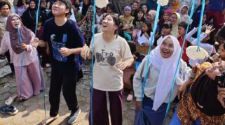 Mahasiswa Jepang Meriahkan Perayaan HUT RI ke-81 di Kampung Batukuwung dengan Perlombaan Tradisional