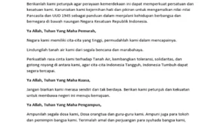 Panduan Lengkap Susunan dan Doa Upacara Hari Kemerdekaan RI 17 Agustus 2026