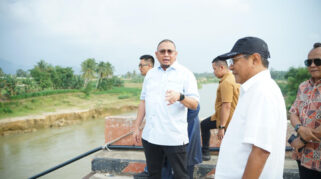 Pembangunan Kembali Jembatan Kayu Gadang Sikabu Dengan Dukungan Anggaran Rp47,5 Miliar