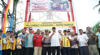 Pemerintah Presiden Prabowo Bangun Kembali Jembatan Gantung Limau Gadang di Sumbar